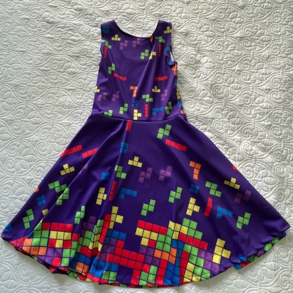 Purple Tetris Dress